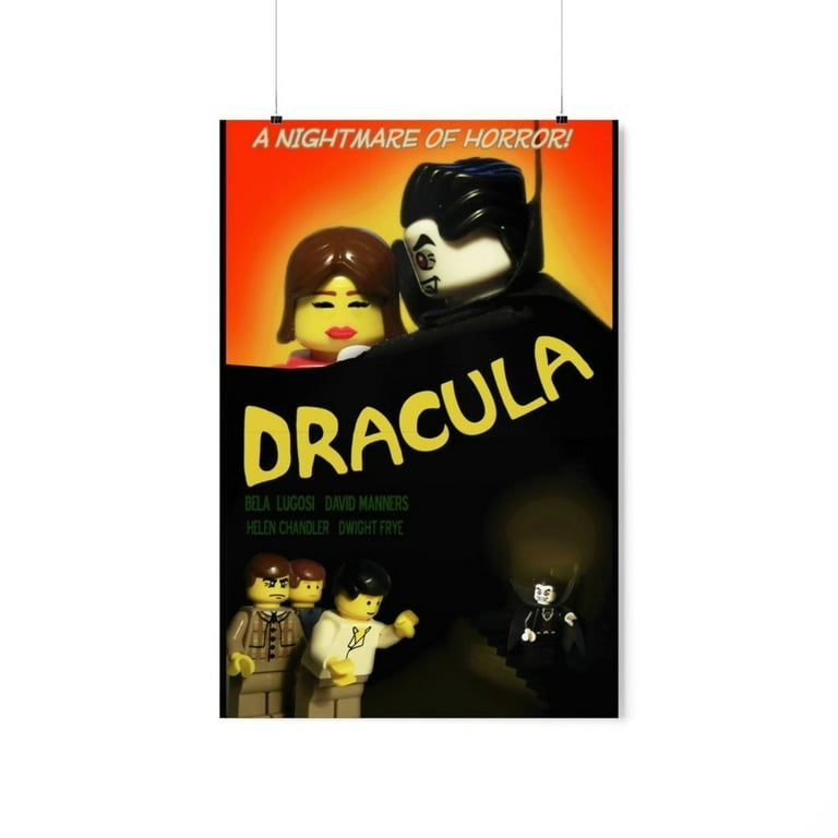 Custom MOC Same as Major Brands Dracula LEGO Movie Wall Art POSTER ONLY Walmart