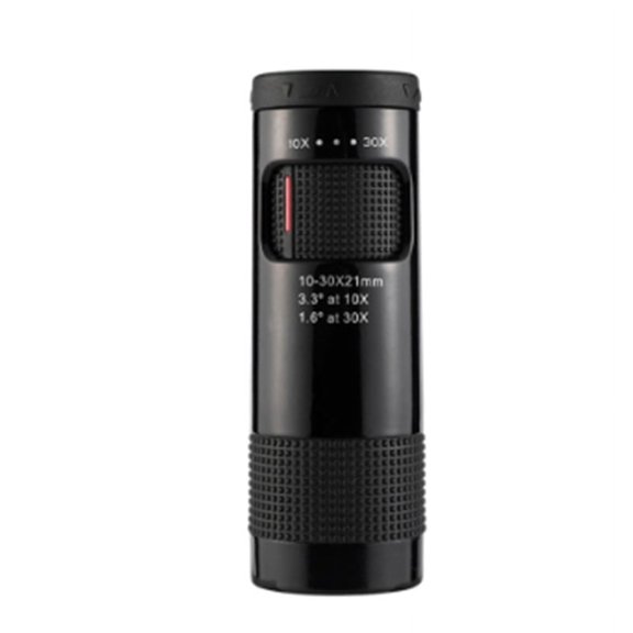 TOP! Telescope 10-30x21 Zoom Mini Portable Spotting Scope Camping Equipment Tourism Optical Sight Black
