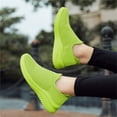 thumbnail image 5 of Women's Versatile Lightweight Breathable Lace Up Casual Sneakers Green 38, 5 of 7