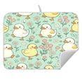 thumbnail image 3 of Cartoon Duck Design Drying Dish Mat Quick Drying Absorbent Soft Durable for Kitchen 18" x 24", 3 of 10
