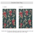 thumbnail image 4 of Yayeee Garden Flag 12"x18" Double Sided Outdoor Yard Lawn Holiday Decorations, Green Christmas Candy Canes, 4 of 6