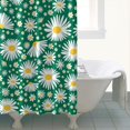 thumbnail image 4 of Waterproof Daisy Shower Curtain 72x72 Inch Boho Style Polyester Unique Shower Curtain for Bathroom Hotel Home Decor with 12 Plastic Hooks, 4 of 5