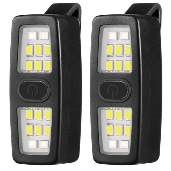 Linterna Lembopo pequeña recargable EDC de 600 lúmenes, color negro