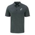 thumbnail image 2 of Men's Cutter & Buck  Heather Black New Orleans Saints Throwback Forge Eco Stretch Recycled Polo, 2 of 3