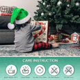 thumbnail image 4 of Gorro de Navidad SHUYMXG de terciopelo verde para adultos gorros de Papá Noel decoración navideña, 4 of 5