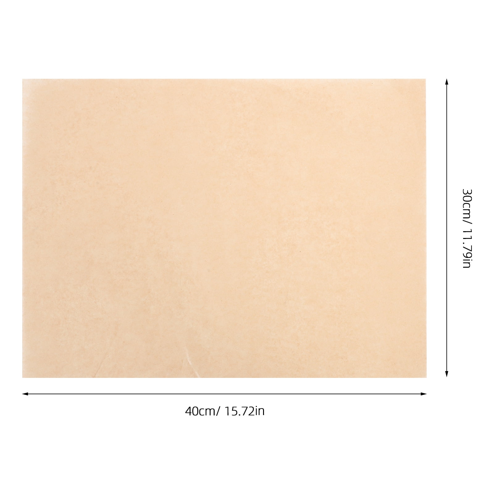 UPOUART 100Pcs Precut Natural Brown Parchment Paper Oven Liner for Cooking Bbq and Baking