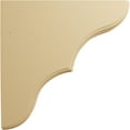 thumbnail image 3 of Ekena Millwork 1 3/4"W x 10"D x 10"H Stratford Wood Bracket, Alder (4-Pack), 3 of 4