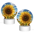 thumbnail image 2 of Naloa Sky Golden Sunflower Field Acrylic LED Night Light Custom LED Lights Personalized Nightlight Customized Gifts for Family Couples Friends, 2 of 9