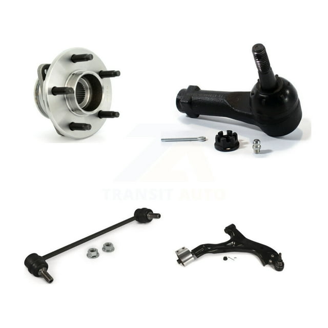 Transit Auto Ensemble de Roulement de Moyeu avant Droit Bras de Commande Inférieur avec Tige de Liaison Extérieure à Rotule et Barre Stabilisatrice pour Voiture Saturn Vue Pontiac Torrent Chevrolet Equinox K77-101439
