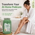 thumbnail image 7 of SPA REDI – Exfoliating Scrub Pumice Gel, Cucumber Melon, 128 Oz - Manicure, Pedicure and Body Exfoliator Infused with Hyaluronic Acid, Amino Acids, Panthenol and Comfrey Extract, 7 of 7