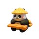 thumbnail image 1 of Figura de panda, adorno de mesa, decoración para el salpicadero del coche, escultura de animal para escritorio, mesa, centro de mesa, sala de estar, Estilo A, 1 of 8