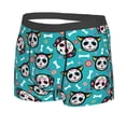 thumbnail image 5 of Goofa Skull Cat Printed Men's Boxer Briefs Underwear, Moisture-Wicking Underwear, Trunk,Soft and Breathable Cotton Underwear-Small, 5 of 9
