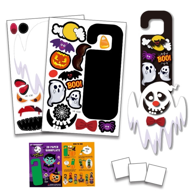 De Puerta De Dibujos Animados Decoración Del Hogar Pegatina Colgante De Puerta De Halloween Para Niños Mayores De 3 Años Yuarrent HA045210-06