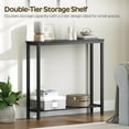 thumbnail image 4 of Narrow Console Table for Entryway - 2-Tier Industrial Sofa Table, 4 of 9