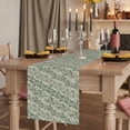 thumbnail image 2 of Table Runners 72 Inches Long Dress Scarves, Green Floral Farmhouse Kitchen/Dining Table Runner, Coffee Tablerunners, Spring Flowers Pattern Botanical Vintage 13x72 Inch, 2 of 9
