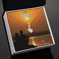 thumbnail image 3 of To My Wife  Life is Perfect Alluring Ribbon Necklace Message Card, 3 of 20