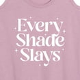 thumbnail image 3 of Instant Message - Every Shade Slays - Women's Racerback Tank Top, 3 of 6