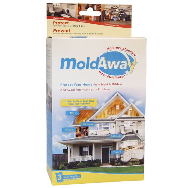 Mold Away 200gram box containing 3 bags