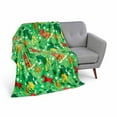 thumbnail image 2 of Busy Elf Warner Bros Kids Silk Touch Throw Blanket, 50 x 70 inches Green, 2 of 6