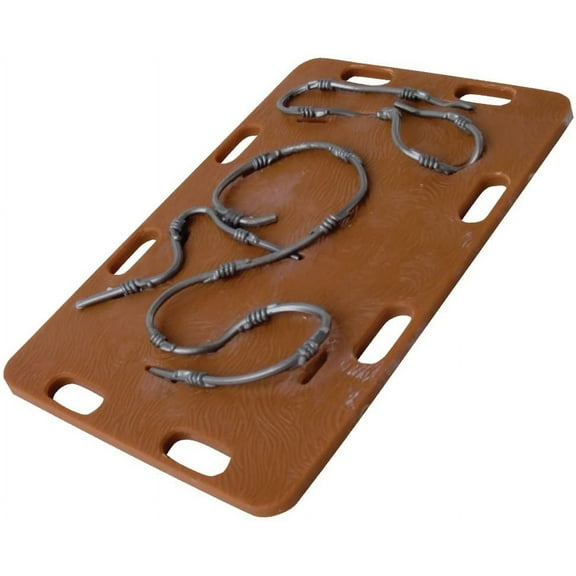 Wooden Board with Barbed Wire for WWE & AEW Wrestling Action Figures