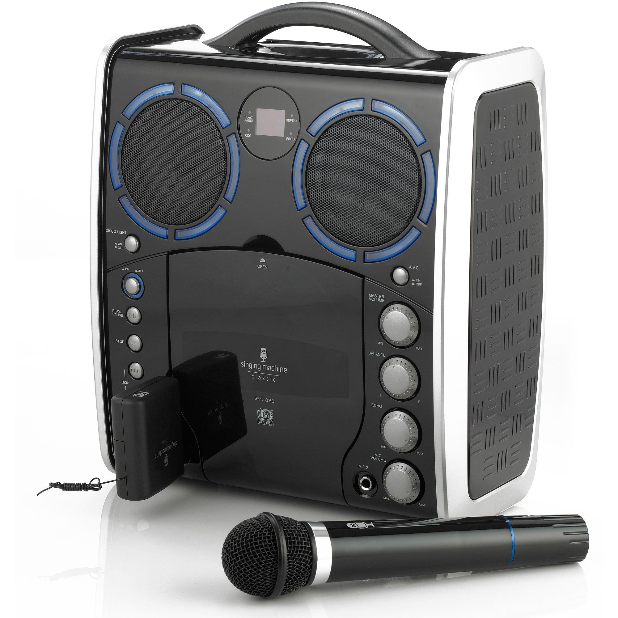 The Singing Machine SMM107 Unidirectional Dynamic VHF Wireless
