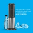 thumbnail image 3 of SodaStream Aqua Fizz Sparkling Water Machine (Black) with Co2 & Glass Carafes, 3 of 5