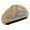 Khaki, variant on Cotton Blend Mesh Beret Hat For Women Comfortable Light Headwear Outdoor Activities