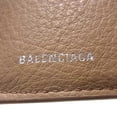 thumbnail image 2 of Pre-Owned BALENCIAGA Paper Mini Wallet 391446 Beige Leather Women's Trifold, 2 of 7