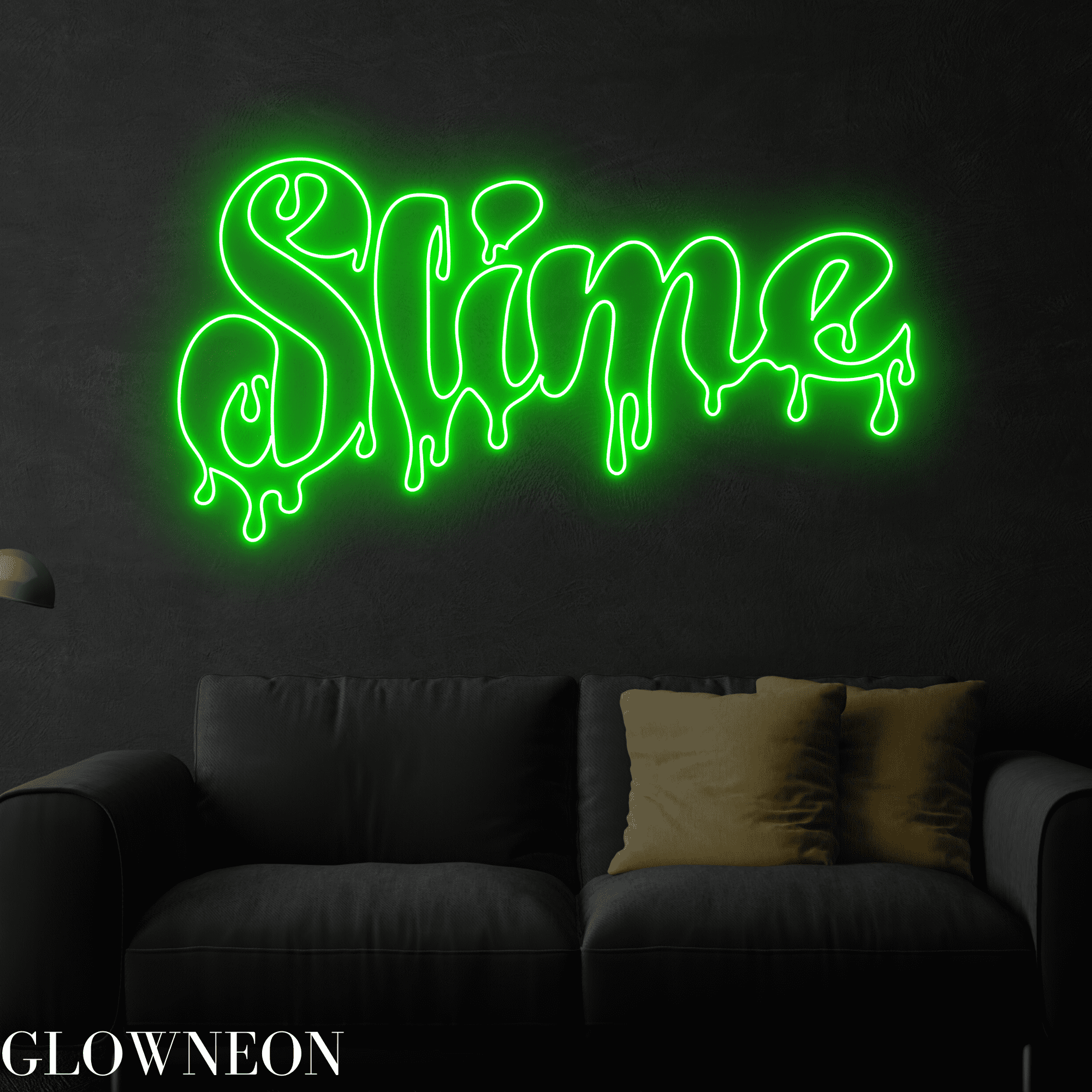Glowneon Slime Neon Sign, Slime Led Sign, Slime Store Wall Led Decor