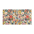 thumbnail image 2 of Haosy Abstract Colorful Small Flowers Bathroom Rugs Non Slip Absorbent Soft Plush Quick Dry Bath Mat, 39"x20", 2 of 8