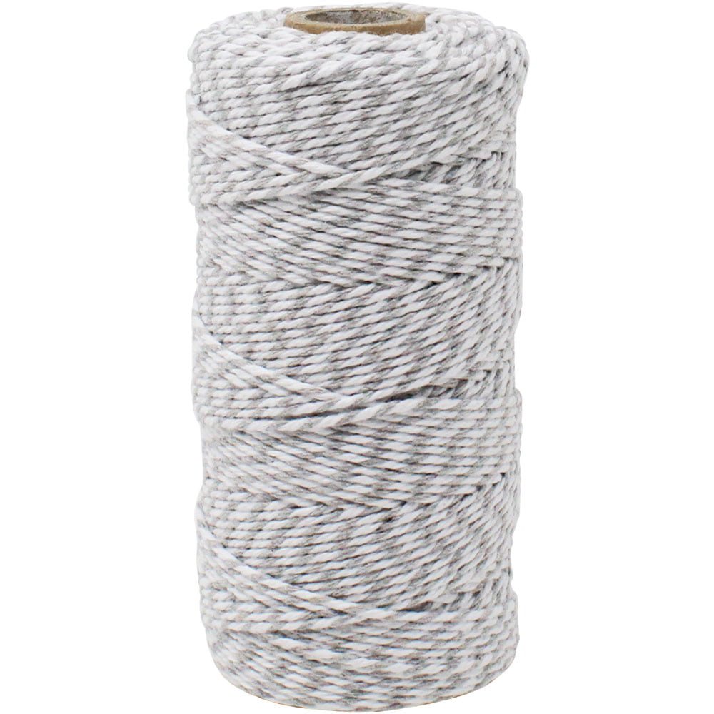Decorative Bakers Twine for DIY Crafts and Gift Wrapping Just Artifacts ECO Bakers Twine 110yd 12Ply Striped Forest Green 