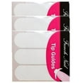 Widealiff 3 Packs French Stickers Selfadhesive Tip Guides White French