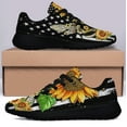 thumbnail image 3 of Bee Sunflower American flag Shoes Sneakers Black Size 3.5, 3 of 7