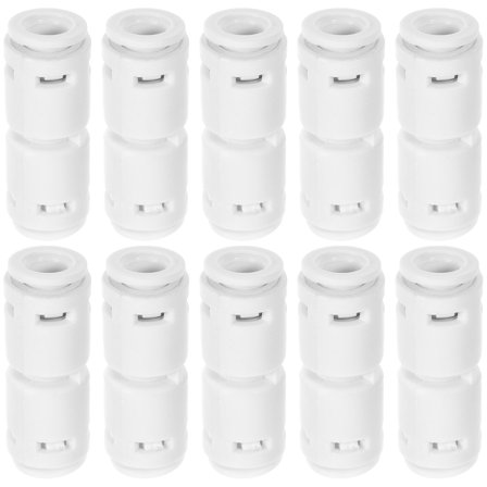 10 PCS Joint Fittings Refrigerator Quick Coupling Sprinkler Check Valve Straight Union Couplers