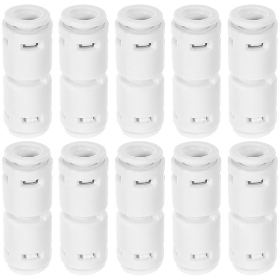 10 PCS Joint Fittings Refrigerator Quick Coupling Sprinkler Check Valve Straight Union Couplers