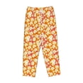 thumbnail image 6 of Uemuo Orchids Flowers Pattern Women's Wide Leg Palazzo Lounge Pants with Pockets Light Weight Loose Comfy Casual Pajama Pants-XX-Large, 6 of 9