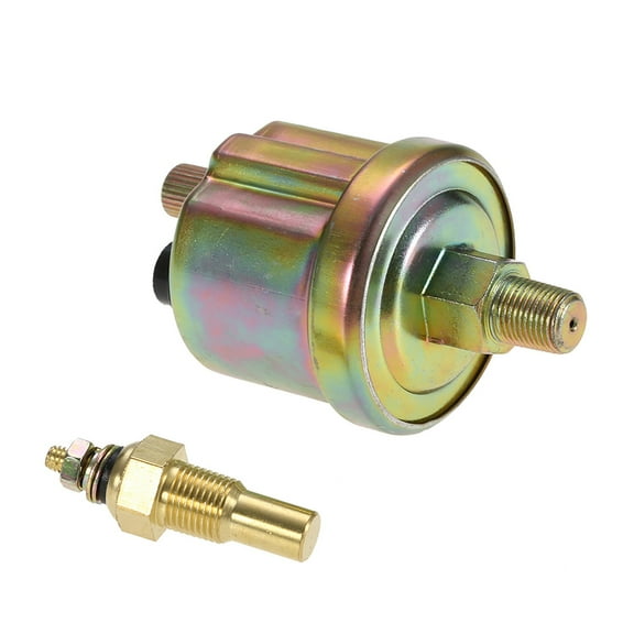 Kit 52MM Oil Pressure Fahrenheit Water Temperature Gauge Voltmeter Chrome 3 In 1 Gauge Kit  Car Motorcycle Meter