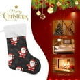 thumbnail image 4 of GZHJMY Christmas Santa Claus Christmas Stockings 1PCS, Large Xmas Stockings Gift Decorations and Party Supplies,Used for Fireplace Decoration Socks Christmas Tree Decoration, 4 of 7