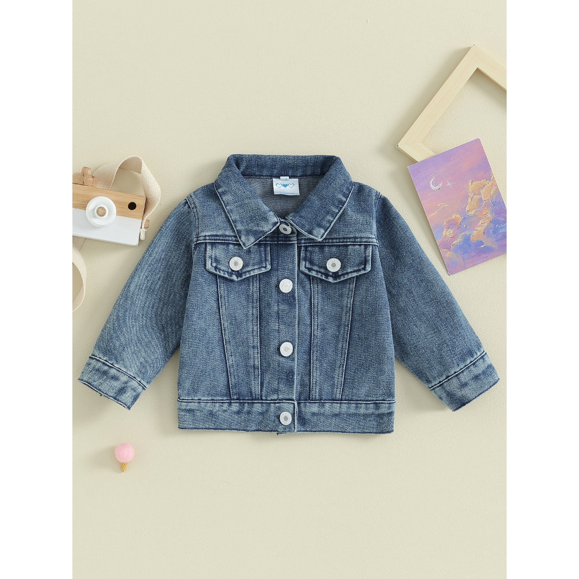 Infant blue jean jacket hot sale