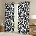 thumbnail image 2 of Feelyou Grey Camo Camouflage Black Out Curtains, Cartoon Gorilla Print Curtains Pack of 2 (42x63 Each), Teens Kids Boys Girls Bedroom Curtains, Blackout Curtains Home Decor, 2 of 6