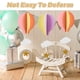 thumbnail image 5 of 4 adornos de fondo de globos aerostáticos para decoración de pared de cumpleaños, decoraciones colgantes de nubes para fiestas infantiles, decoración de aulas, centros de mesa con globos aerostáticos., 5 of 7