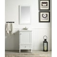 thumbnail image 5 of Anzzi 34.4 x 21 in. Alexander Bathroom Vanity Set, Rich White, 5 of 10