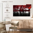 thumbnail image 5 of Elephant Stock Pop Lakeside Red Trees Wall Art - Horizontal Canvas Wall Art - Living Room Wall Decor - Gothic Canvas - Red And Beige Decor - 48" x 32", 5 of 8