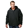 thumbnail image 1 of Tri-Mountain Wholesale Conqueror 8480 Hooded Jacket, 3X-Large Tall, Black/Black, 1 of 2