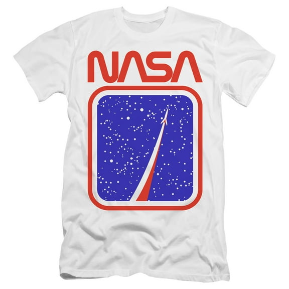 Nasa To The Stars Premium Adult 30/1 T-Shirt White