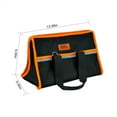 thumbnail image 4 of Portable 600D Oxford Fabric Waterproof Tool Bag with Strong Shoulder Straps Easy for Packing Storing Equipment, 4 of 5