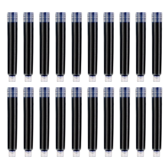 ZheElen 20-Pack Set, Refillable Ink Refills, these cartridges Smooth Uninterrupted , Replace, Use, Suitable For Fountain Ink International