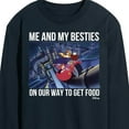 thumbnail image 3 of Disney - Darkwing Duck - Me & My Bestie Getting Food - Men's Long Sleeve T-Shirt, 3 of 5