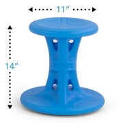 Simplay3 Big Wiggle 14 Balance Chair for Ages 5-8, Play Furniture Set of 2