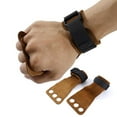 thumbnail image 1 of 2 Pcs Anti Skid Leather Gymnastic Hand Grips For Weight Lifting Pull Up Bar Workout Reliable, Practical, Adaptable Wide Occasions For Gymnastics, Running, Cycling, 1 of 8